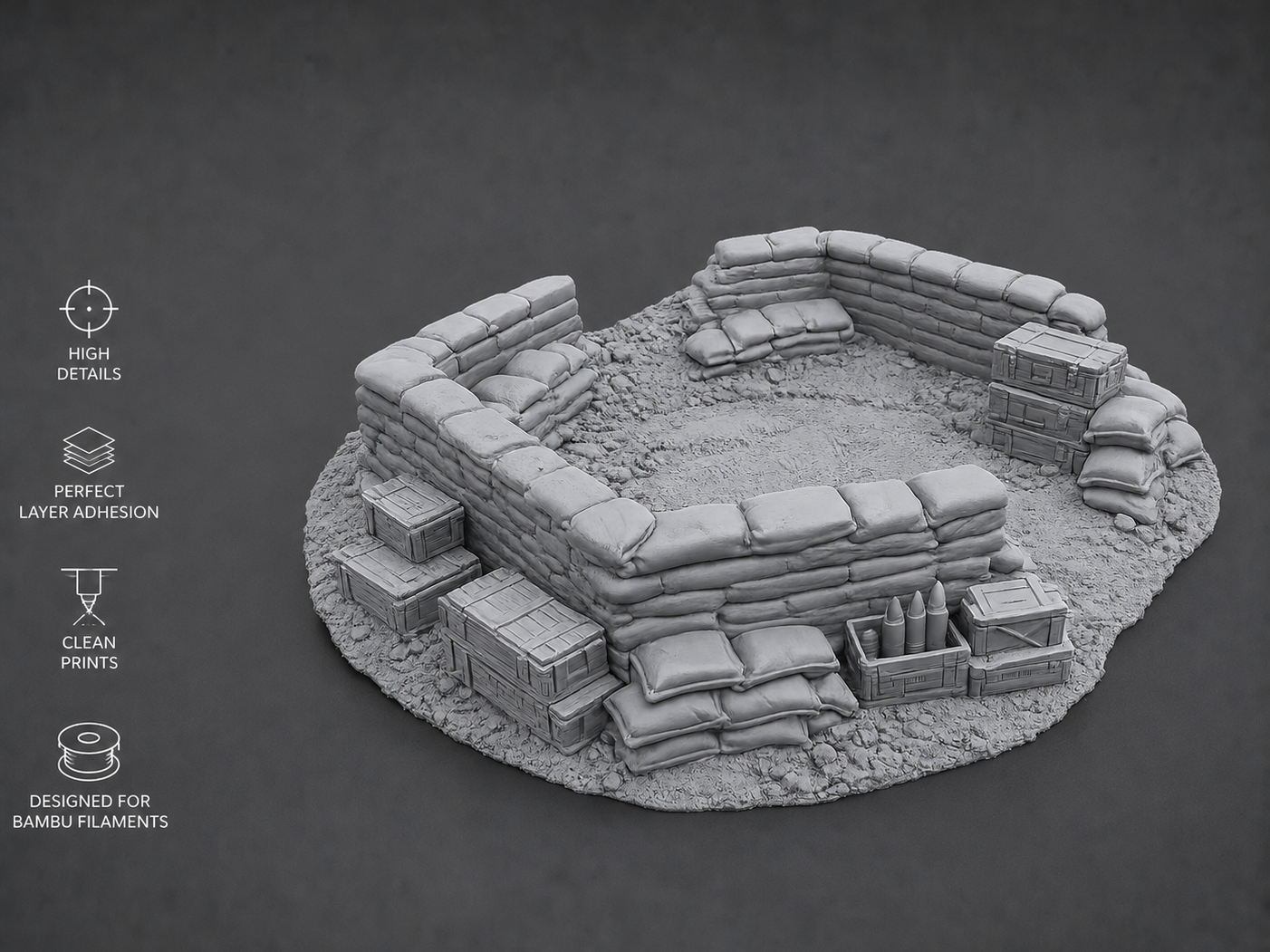 Imperial Forward Artillery Position – Terrain