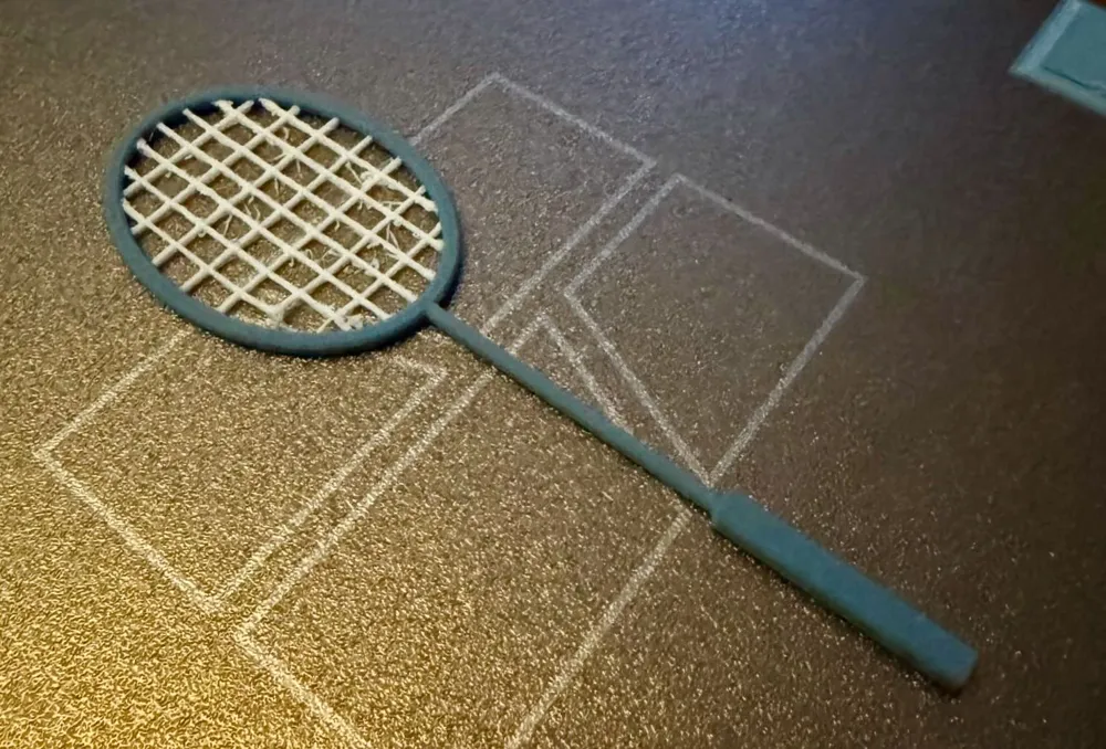 Badminton Racket Diy Design Badminton Racket Remixed by n2o - MakerWorld
