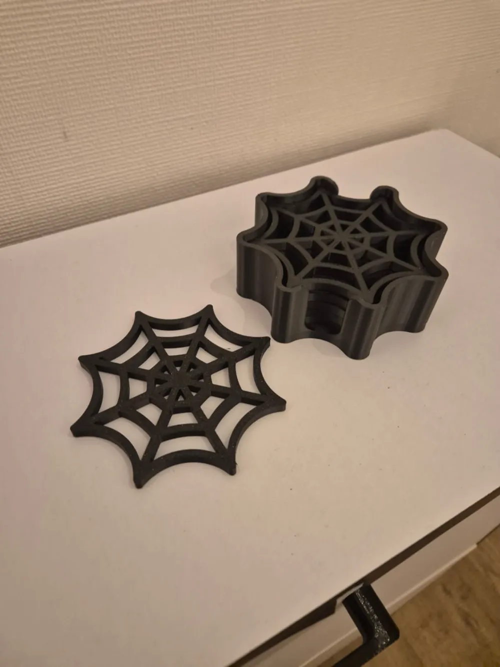 Spider web coasters by Portokali - MakerWorld