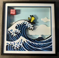 Frame with slide in back + press fit insert for signature