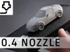 0.4 nozzle single head printer