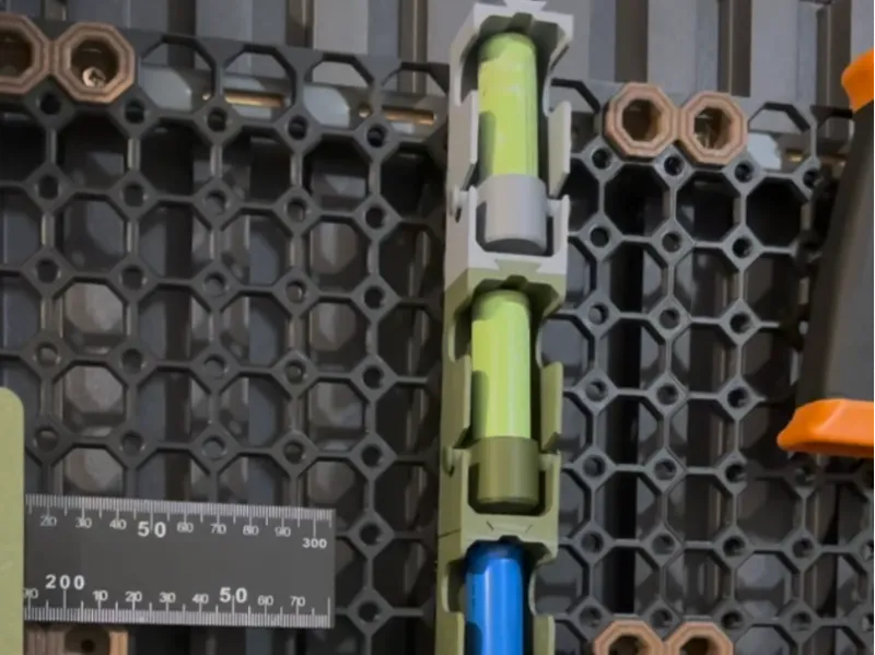 Multiboard Swivel Battery Holder - Stackable