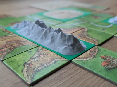 Carcassonne - Mountains and Deserts NO AMS 