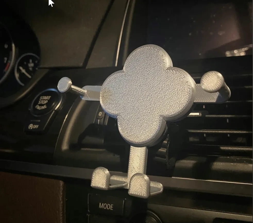 Miniatura 1 do modelo 3D 车载手机支架 空调口手机支架 出风口支架