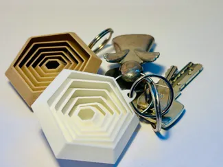 Fidget Keychain - Ready To Print- No Supports