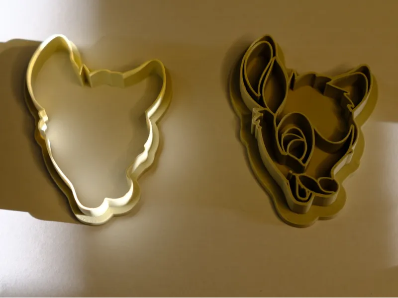 Disney Bambi face cookie cutter