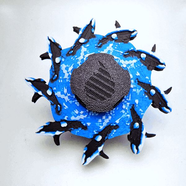 Orca Zoetrope Spinner (READ DESCRIPTION)