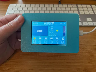 3.5 In ESP32 Touchscreen Display Housing