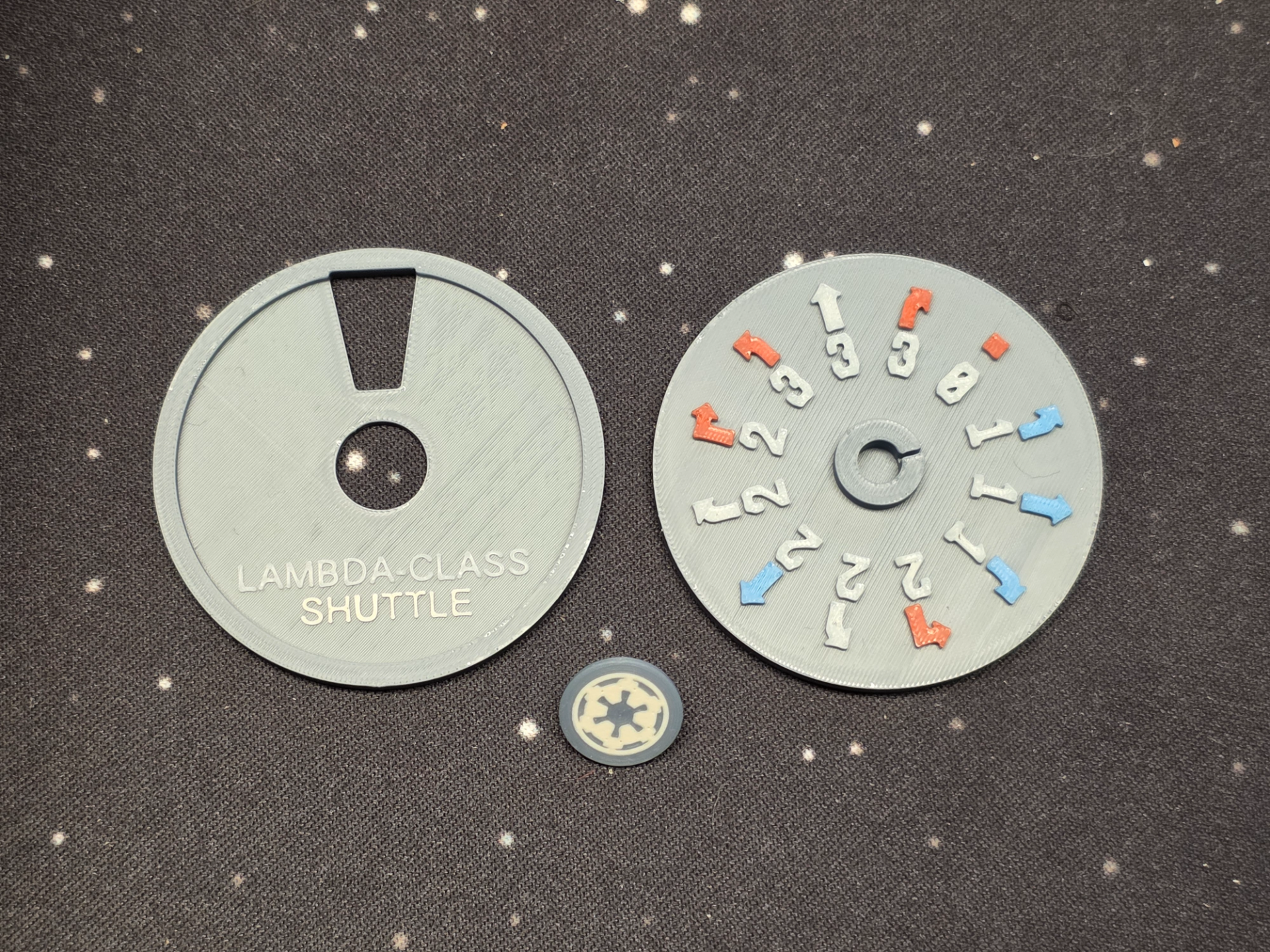 Lambda Shuttle Dial for X-Wing TMG