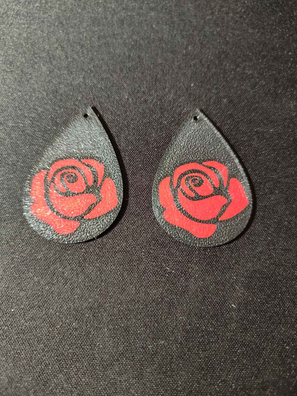 Earrings Rose Droplet Multicolor view 2