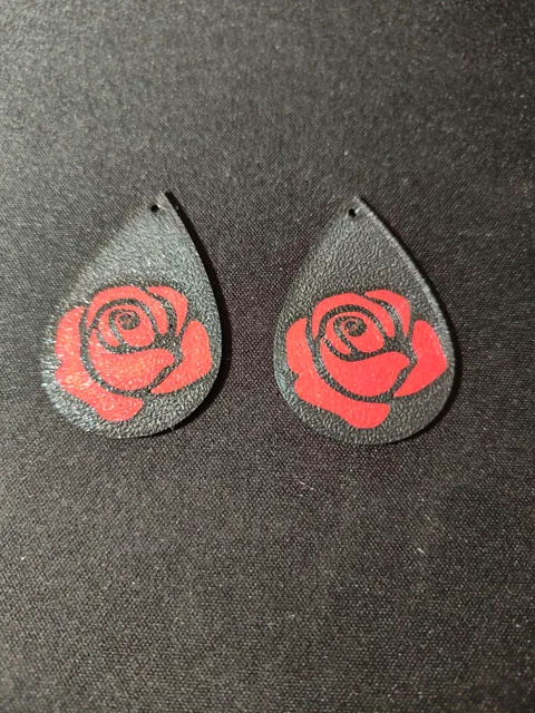 Earrings Rose Droplet Multicolor view 2
