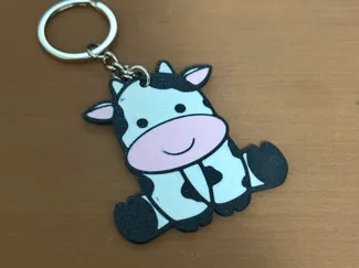 Mucca portachiavi