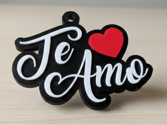 llavero te amo san valentin  