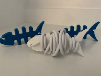 Fishbone cable holder
