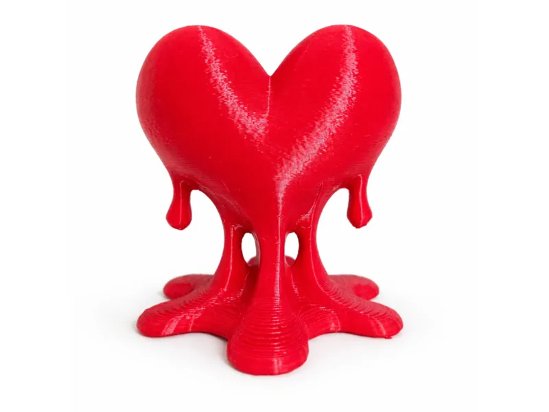 Melted Heart Decor