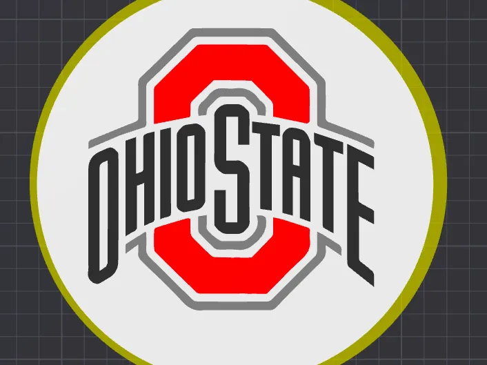 Ohio State Light Box sign with Pendant