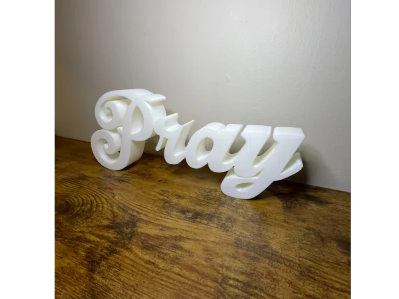 PRAY - Freestanding word - Decor
