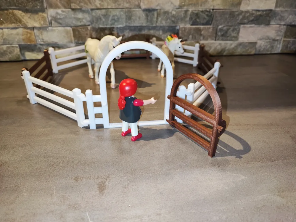 Pferdezaun Spielzeug, 100 Stücke Miniatur Zaun Für Kreatives