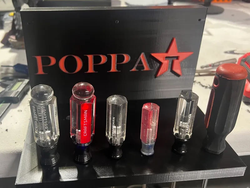 Customizable Screwdriver Holder