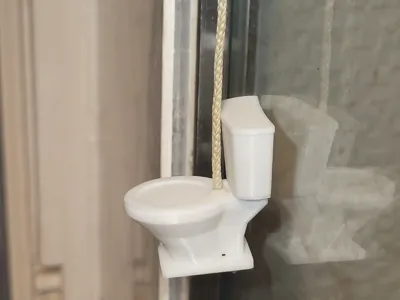 Toilet Shaped Lightcord Dropper