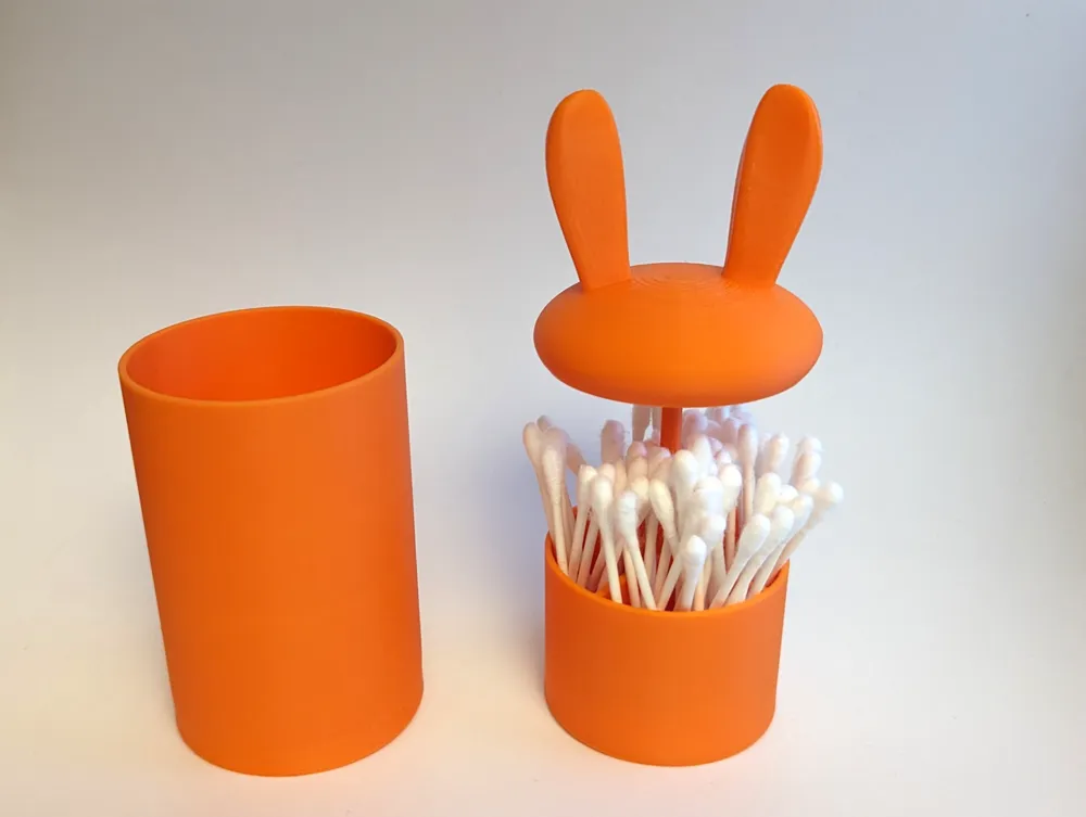 Bunny QTip Holder by Contributing Factor MakerWorld