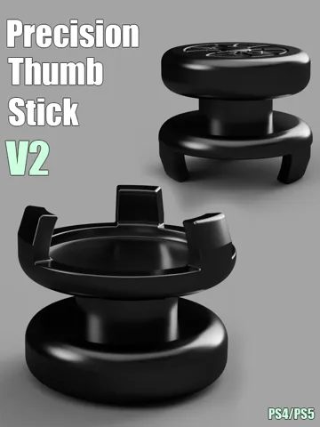 Letrero o emblema decorativo: PS5 Precision Thumb Stick V2 – INSANE Aim Boost — vista de referencia 2