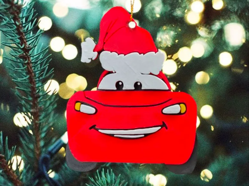 Lightning Mcqueen Christmas Ornament