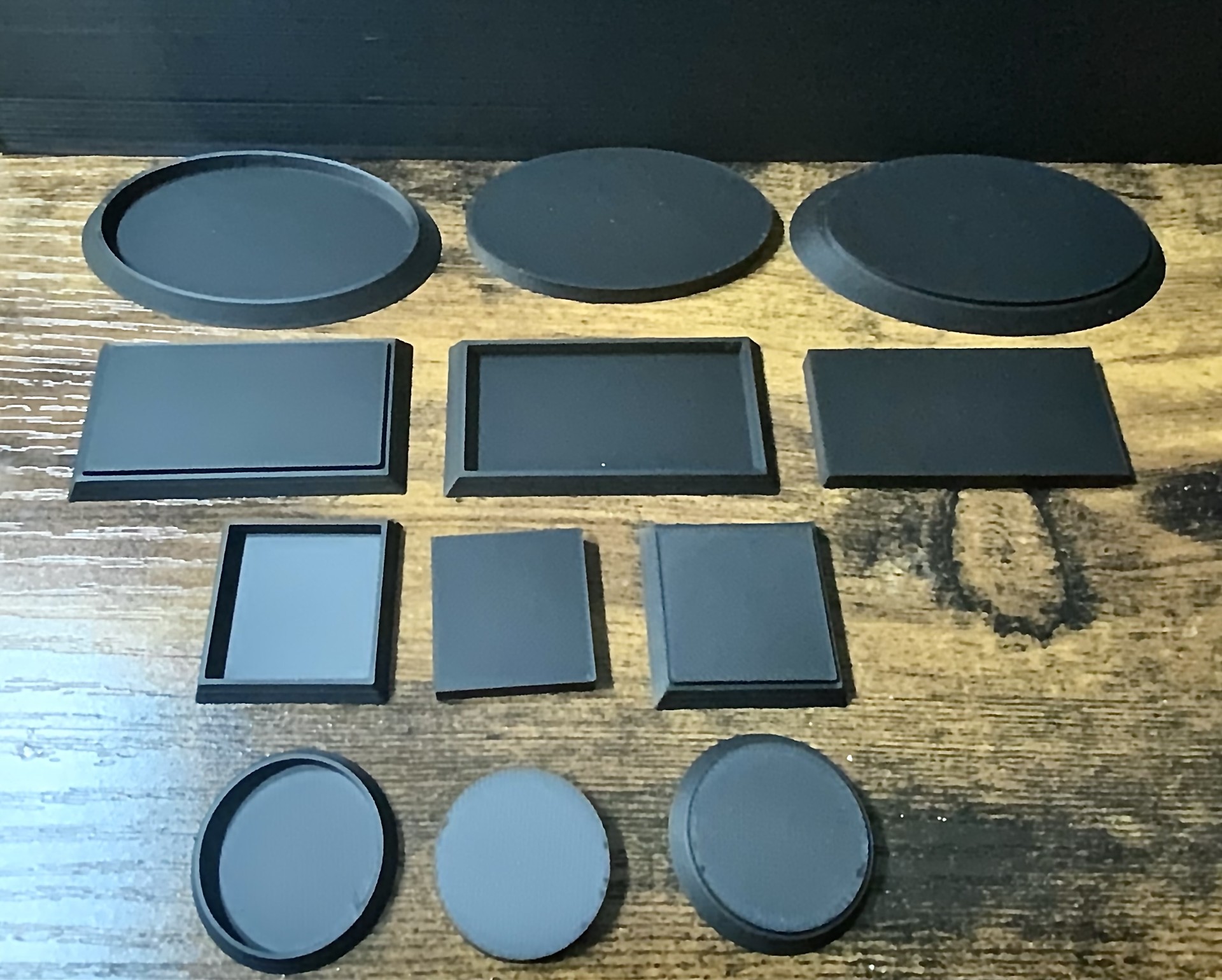 Miniatura 3 do modelo 3D Oval Button Base Set