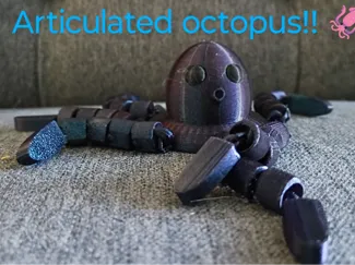 Cute articulated octopus!