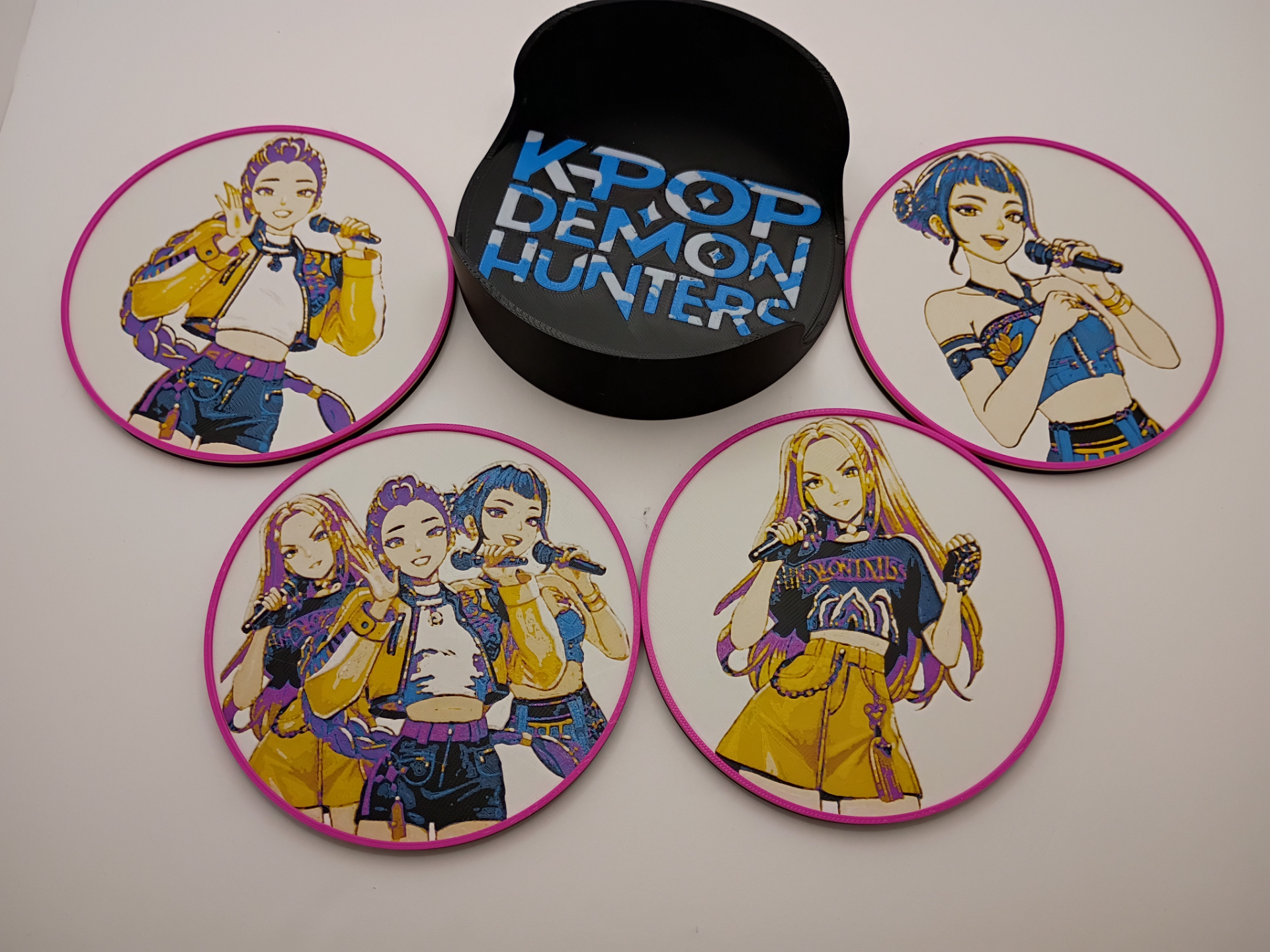 KPOP Demon Hunters Coaster Set