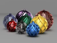 Boule de Noël pleine à côtes — photo 1