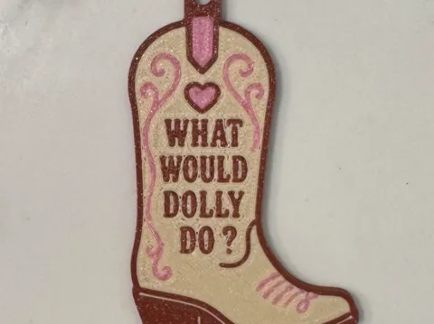 Llavero: What would Dolly do Keychain — referencia de MakerWorld