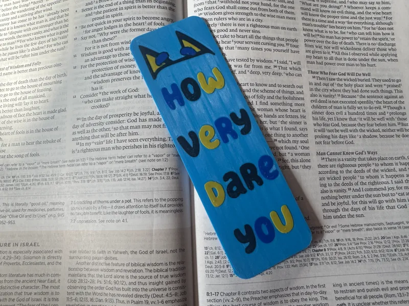 Bluey Bookmark