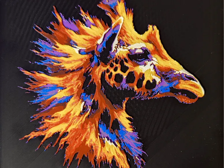 Giraffe multicolour