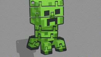 Flexi Creeper keychain