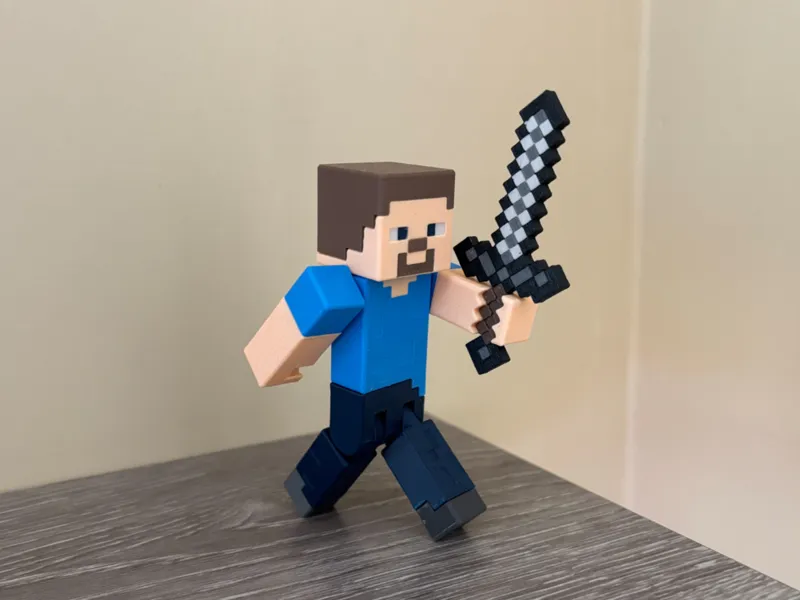 Minecraft Steve - Articulated