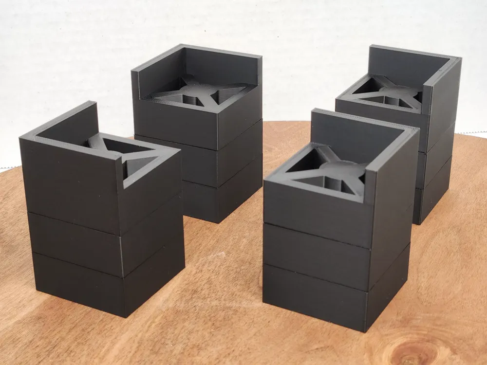 Modular Monitor Risers– Adjustable Height by JC 3D MakerWorld: Download ...