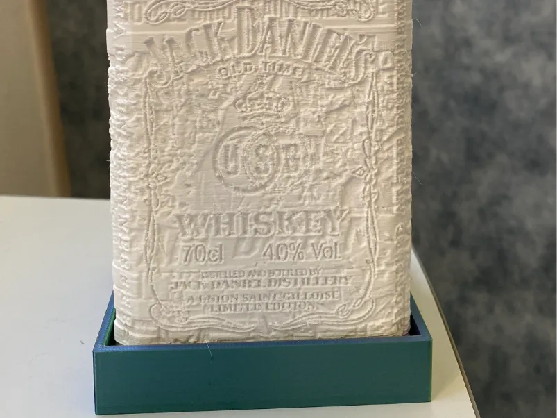 Jack Daniel's lamp lithophane base - Free 3D Print Model - MakerWorld