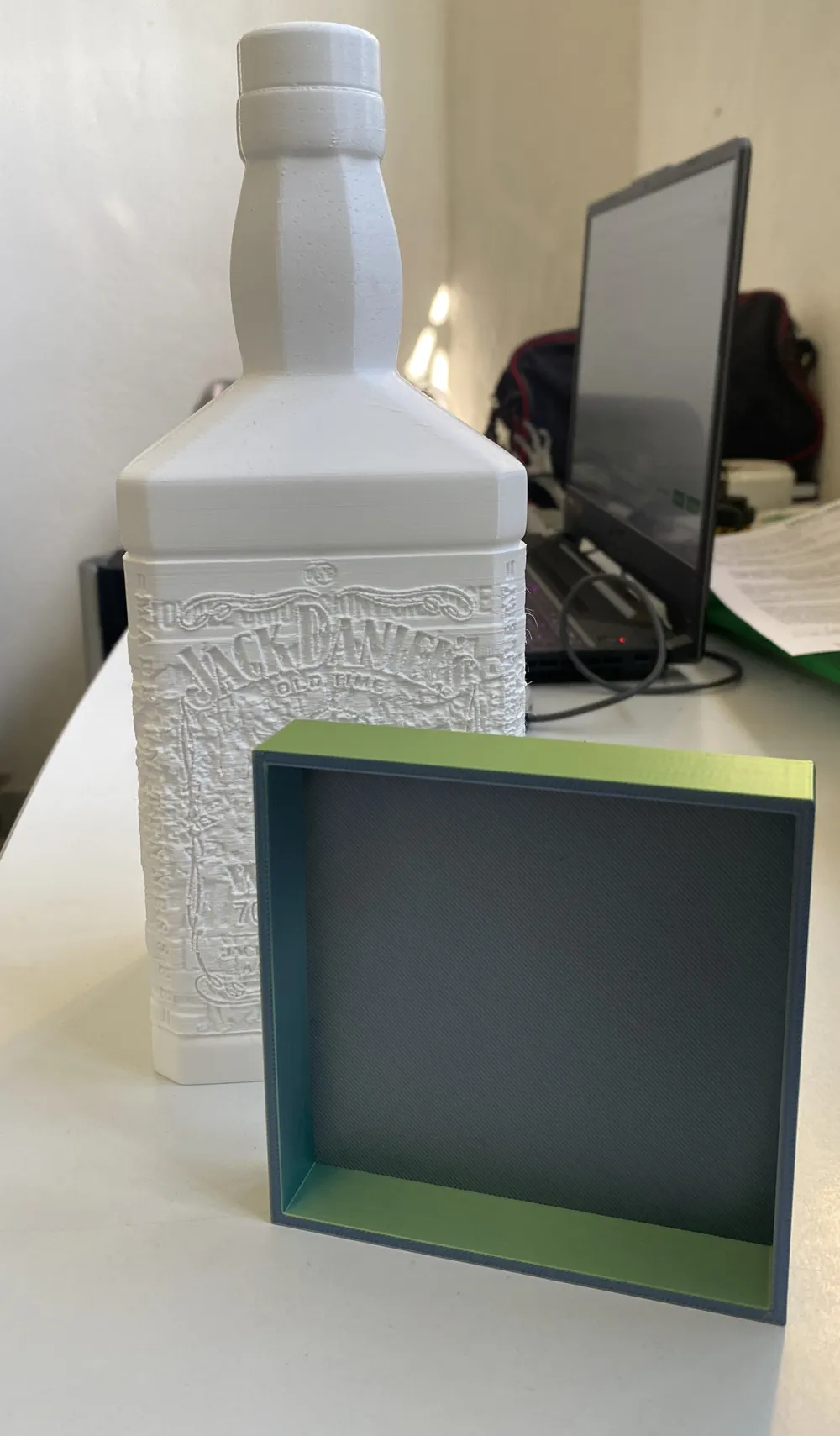 Jack Daniel's lamp lithophane base - Free 3D Print Model - MakerWorld