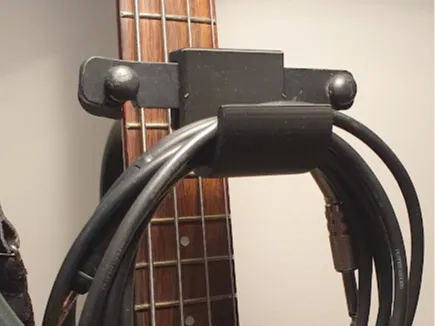 Cable hook for guitar stand
