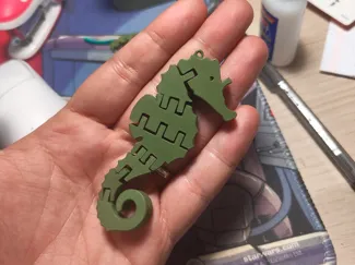 Seahorse Flxi Keychain