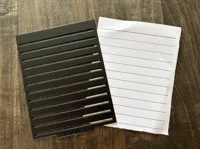 12 Line Stencil - Sized to use without the Scrap Paper Tray