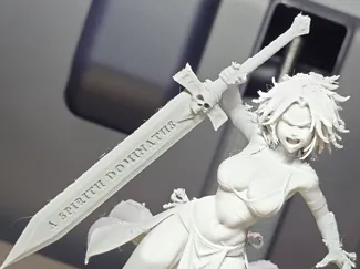 Fierce Repent Grimdark Sword Girl