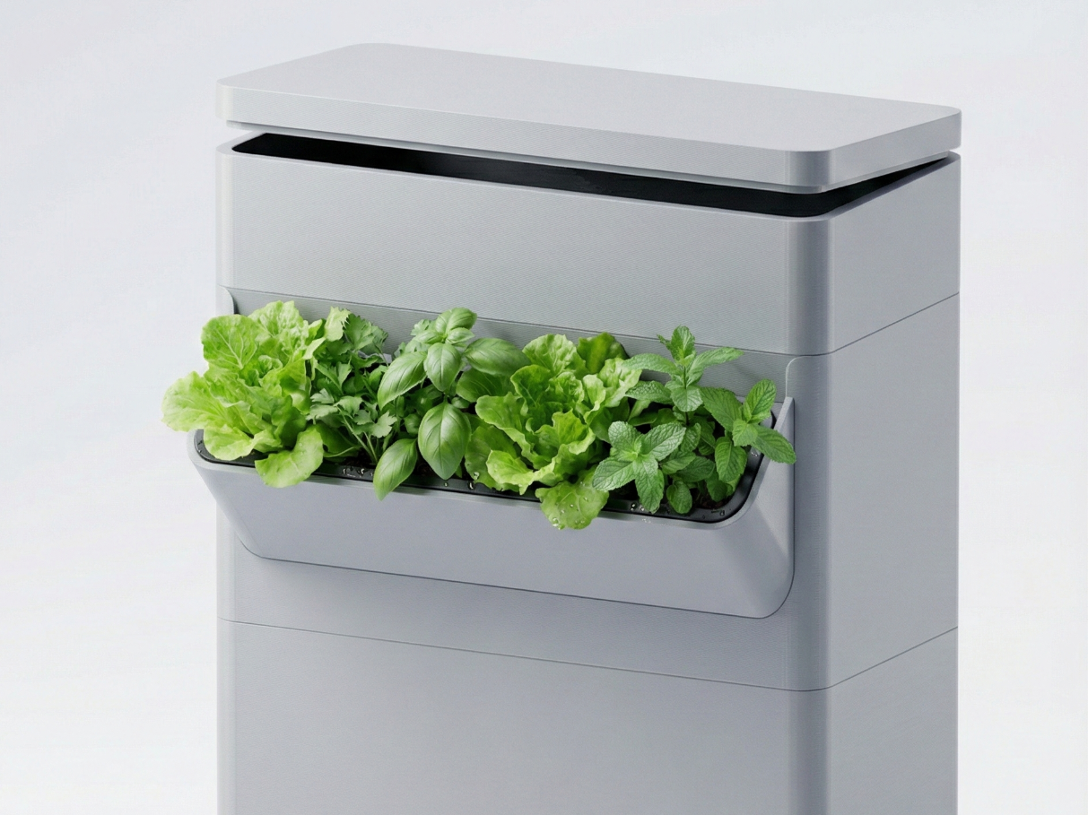 Modular Hydroponic Tower (Wall-Facing)