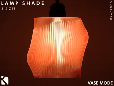 Modern Lampshade - Vase mode - E26/E27 - Hanging