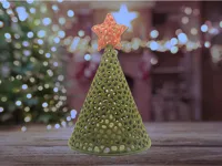 Boule de Noël voronoï à bougie ou suspendue — photo 2
