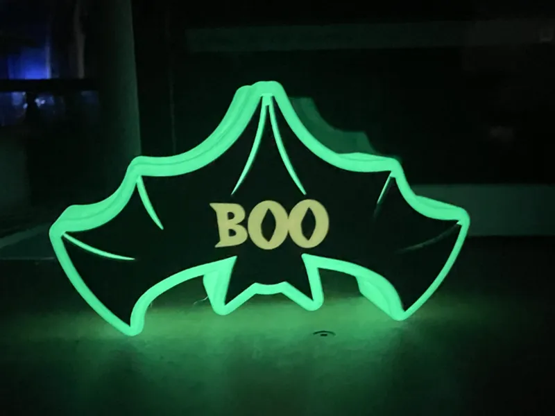 Boo Bat Sign
