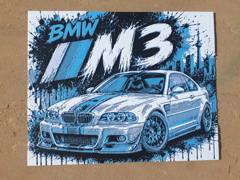 BMW M3 HueForge
