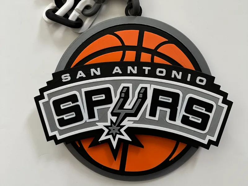 San Antonio Spurs Spinning Rally Chain