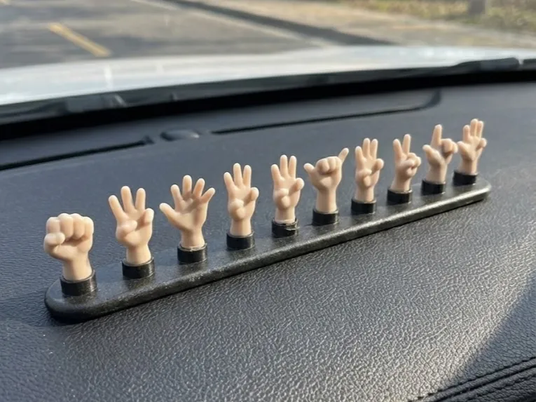 Hand Gesture Temporary Parking Sign手勢停車牌